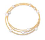 JwL Luxury Pearls Bronzový náramok s pravými perlami JL0756