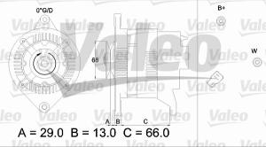 VALEO Alternátor 436524