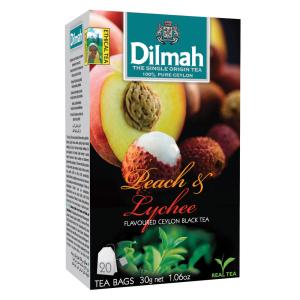 Čierny čaj - broskyňa a liči 20ks