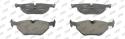 JURID Sada brzdových platničiek kotúčovej brzdy 571960J