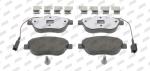 JURID Sada brzdových platničiek kotúčovej brzdy 573075J