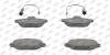 JURID Sada brzdových platničiek kotúčovej brzdy 573267J