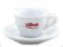 Šálka s podšálkou Trombetta cappuccino porcelán