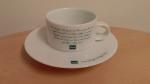 Šálka s podšálkou porcelán