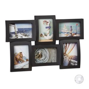 Fotorámik na 6 fotografií RD1998, čierna