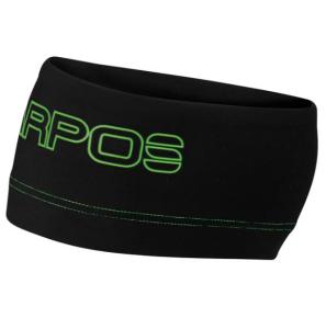Karpos čelenka Alagna black/fluo green Velikost: UNI