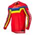 Alpinestars Techstar Quadro červená/žltá fluo/modrá 2022 XL