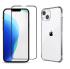 2PACK - 3D ochranné sklo + transparentný kryt pre iPhone 14