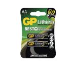 2 ks Lithiová batéria AA GP LITHIUM 1,5V