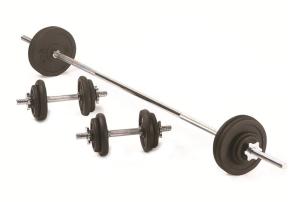 Činkový set oceľový SPARTAN 80kg
