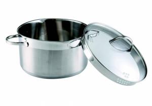 ADH Hrniec 20cm s pokrievkou nerez Comfort 421720