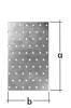 Domax Dierovaný plech PP 7 60 x 200 x 2 mm