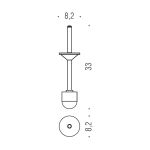 CB - BASIC B2758 - Náhradná WC kefa