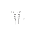 CB - PORTOFINO B9361 - Náhradná pumpička k dávkovaču mydla