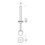 CB - TRENTA B3058 - Náhradná WC kefa