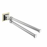 CB - PORTOFINO B3212 + B3200OZ - Držiak na uteráky dvojitý  41,5 cm s podložkou