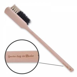 SKVELER Metlička ručná drevená, 60 cm čierne štetiny, s nápisom, SKVELER