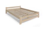 Expedo Posteľ z masívu HERA + rošt ZADARMO, 120x200, prírodný-lak