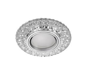 Emithor  - Podhľadové svietidlo ELEGANT GLASS FIX 1xGU10/50W+LED/3W