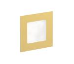 LDST LDST AN-01-SZ-BC9 - LED schodiskové svietidlo ANGEL 9xLED/1,2W/230V zlatá 3500K