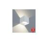 APLED APLED - LED Vonkajšie nástenné svietidlo CUBE 2xLED/3W/230V IP65