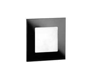 LDST LDST AN-01-CB-BZ9 - LED schodiskové svietidlo ANGEL 9xLED/1,2W/230V lesklá čierna