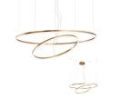 Redo Redo 01-1721 - LED Luster na lanku ORBIT LED/42W + LED/66W/230V bronz