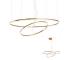 Redo Redo 01-1721 - LED Luster na lanku ORBIT LED/42W + LED/66W/230V bronz