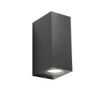 Redo Redo 90152 - Vonkajšie nástenné svietidlo PUNTA 2xGU10/7W/230V IP44