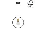 1650174 - Luster na lanku CARSTEN 1xE27/60W/230V matný dub