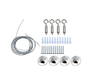 Fulgur Fulgur 24339 - SADA Montážnych klipov pre inštaláciu LED panelov ADRIANA