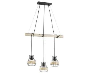 Fischer & Honsel Fischer & Honsel 60798 - Luster na lanku STRAW 3xE27/40W/230V