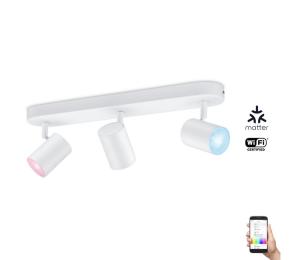 WiZ WiZ - LED RGBW Stmievateľné bodové svietidlo IMAGEO 3xGU10/4,9W/230V Wi-Fi