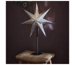 Markslöjd Markslöjd 705794 - Vianočná dekorácia GLITTER 1xE14/25W/230V 65 cm čierna/strieborná