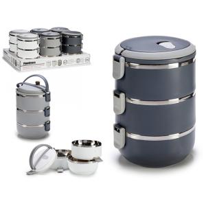 3-poschodový obedový termobox Flamb  1,5 l