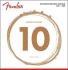 Fender Phosphor Bronze Acoustic 10 - 48 Guitar Strings, Ball End
