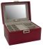 Friedrich Lederwaren Nadčasová červená šperkovnica Milano 20142-4