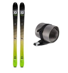 Völkl lyže Rise 80 + Fell 22/23 black/green Velikost: 163