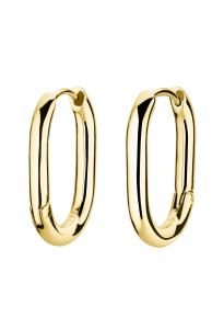 Rosefield Luxusné pozlátené náušnice kruhy Essentials JEOLG-J567/JEOSG-J569 1,4 x 1 cm