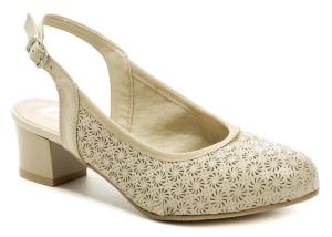 De plus 9893-K-4052 béžové podměrné dámske lodičky šírka H EUR 35