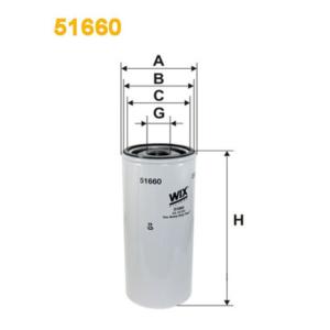 WIX FILTERS Olejový filter 51660