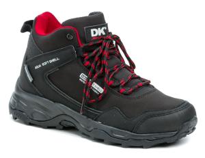 DK 1029 čierno červené dámske outdoor topánky EUR 37