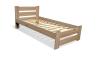 Expedo Posteľ z masívu ŠTUDY + rošt ZADARMO, 80x200cm, prírodný/nelak
