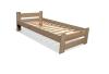 Expedo Posteľ z masívu STUDENT + rošt ZADARMO, 80x200cm, prírodný/nelak
