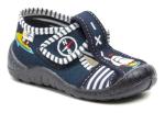 3F chlapčenské modré papuče loď 2K5-9 EUR 24