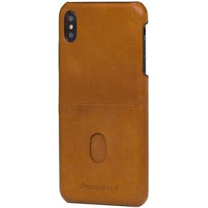 Puzdro Dbramante Tune iPhone XS Max, kožené - hnedé