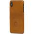 Puzdro Dbramante Tune iPhone XS Max, kožené - hnedé
