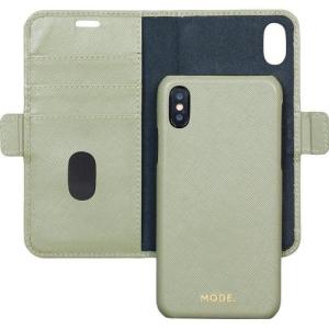 IPH X/XS oliv.zelené NY kožené puzd. 2v1 dbramante