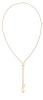 Calvin Klein Moderný pozlátený náhrdelník s posuvným zapínaním Sculptured Drops 35000087