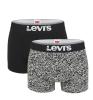LEVI`S - 2 PACK boxerky Levi`s mid grey melange pattern
